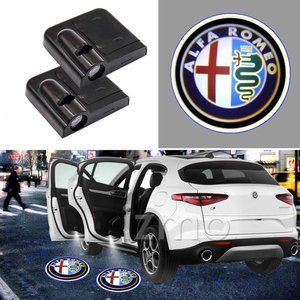 4x PCs Car Logo LED Welcome Light Wireless LED Shadow Projector Car Door Laser K